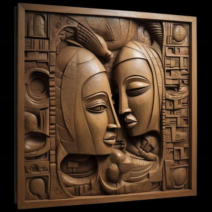 نموذج ثلاثي الأبعاد لآلة CNC 3D Art 